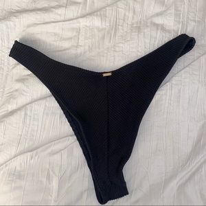 HIGH LEG RIBBED HOLLISTER bikini bottom